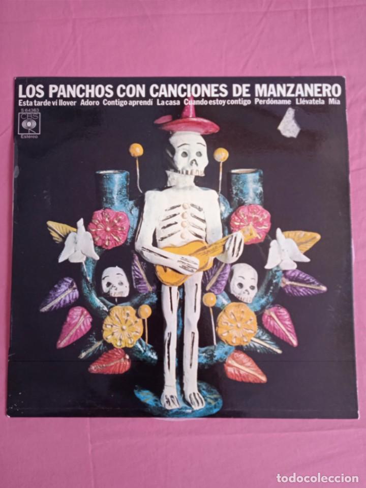 Discos de vinilo: Disco LP Los panchos cantando a Manzanero - Foto 1
