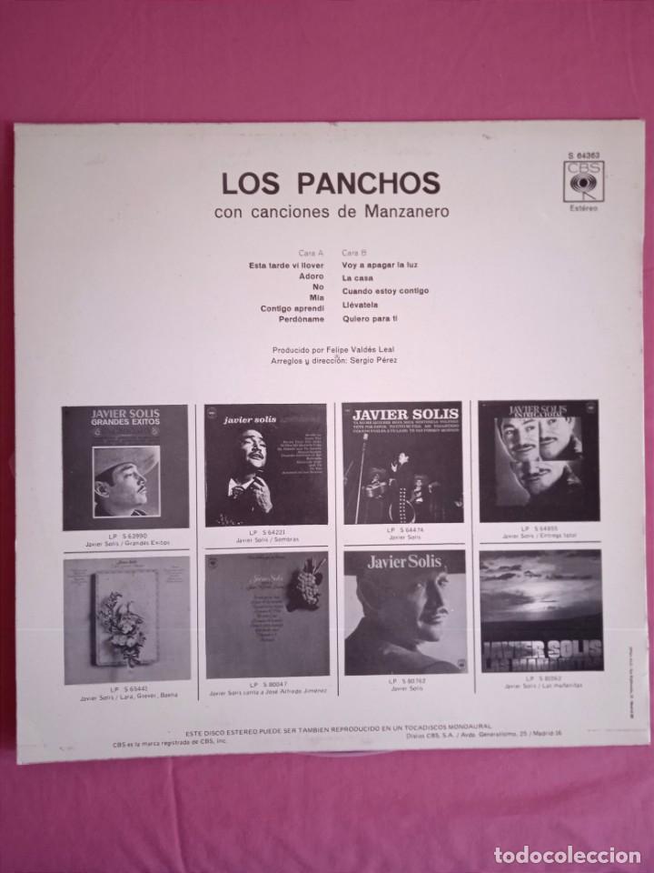 Discos de vinilo: Disco LP Los panchos cantando a Manzanero - Foto 3