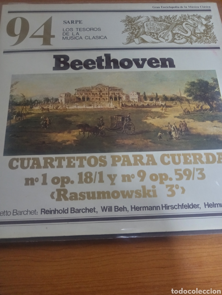 Discos de vinilo: Beethoven - cuartetos para cuerda - Foto 1