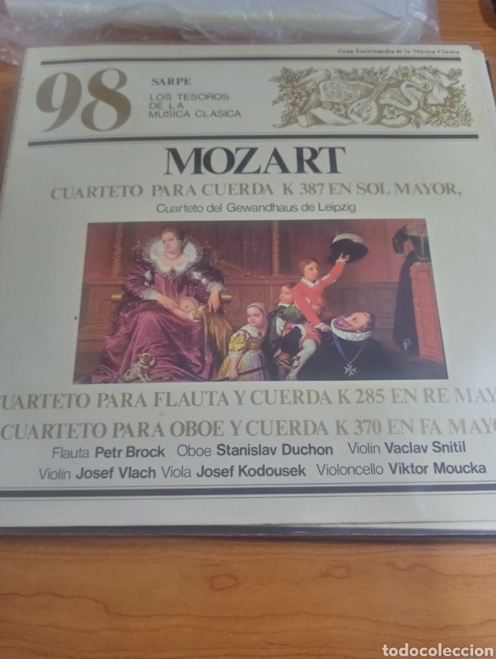 Discos de vinilo: Mozart - cuarteto para cuerda - Foto 1