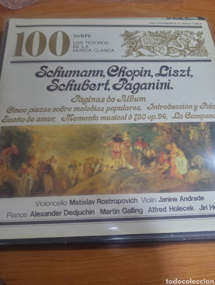 Discos de vinilo: Schumann, chopin,liszt, schubert , paganini - Foto 1