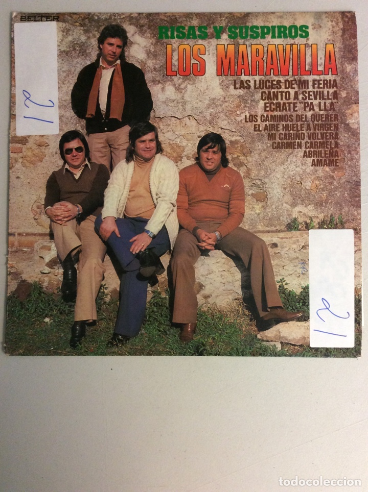 Discos de vinilo: Los Maravilla. Risas y suspiros. - Foto 1