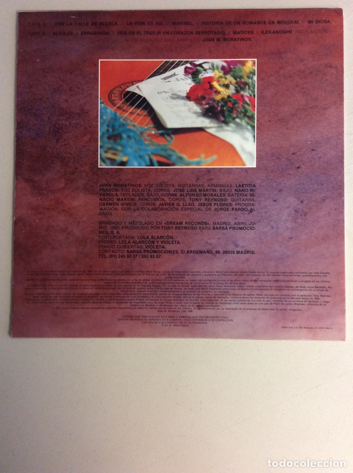 Discos de vinilo: Moratinos. Matices. - Foto 2