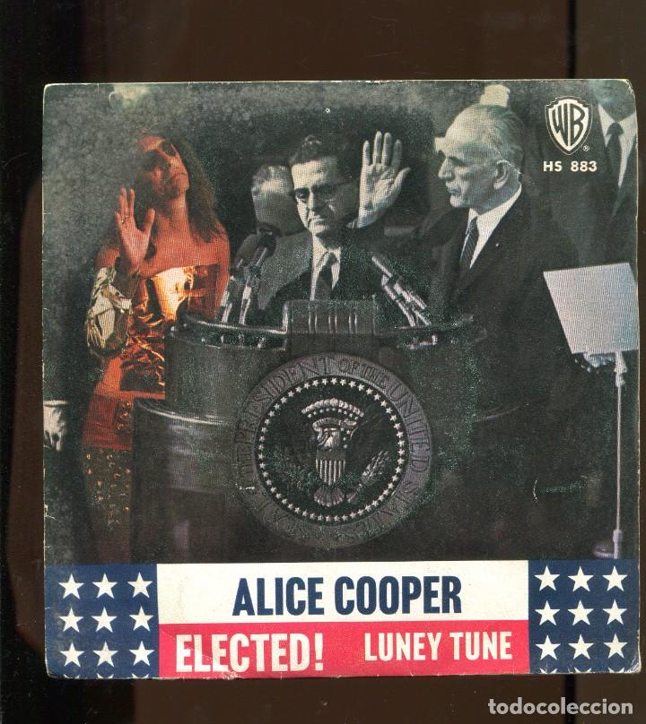 Discos de vinilo: Alice cooper. elected. hispavox 1972 sp. bueno - Foto 1