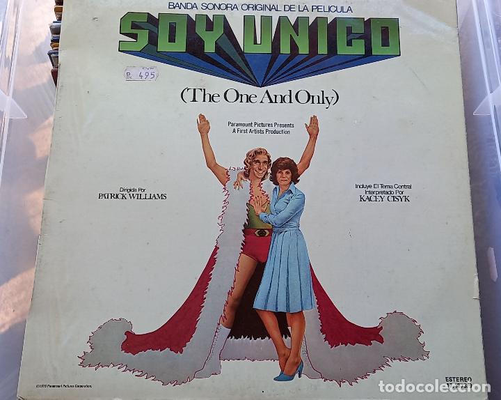 Discos de vinilo: DISCO VINILO BANDAS SONORAS SOY UNICO - Foto 1
