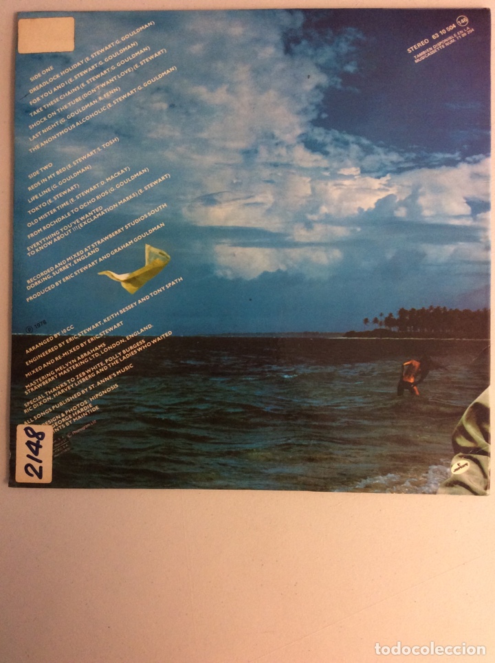 Discos de vinilo: 10CC. Bloody Tourists. - Foto 2