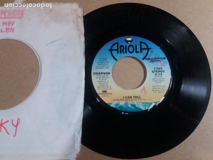 Discos de vinilo: CHANSON / I CAN TELL / SINGLE 7 PULGADAS - Foto 1