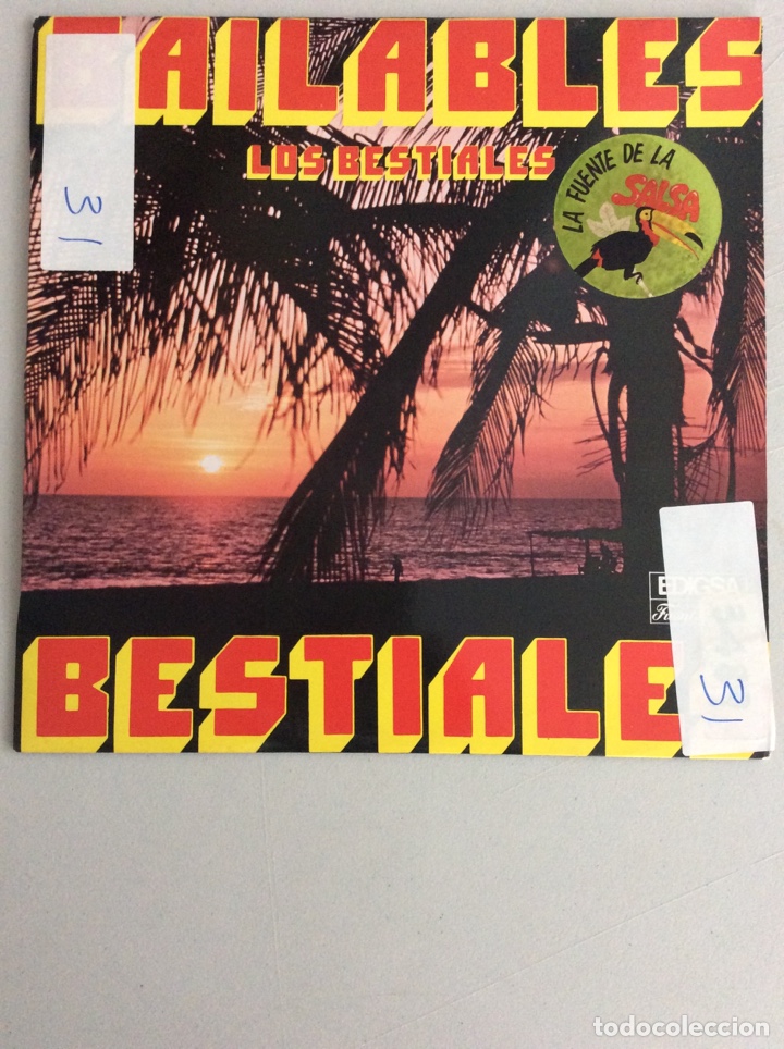 Discos de vinilo: Bailables. Los Bestiales. La fuente de la salsa. - Foto 1