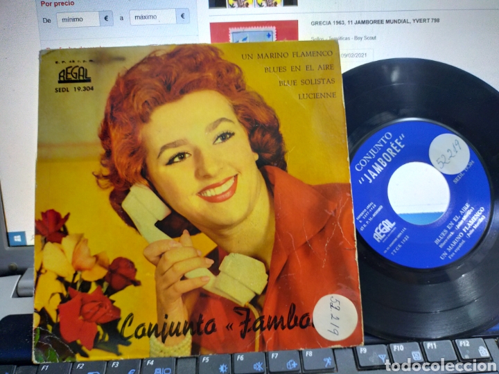 Discos de vinilo: Conjunto jamboree ep blues en el aire + 3 - Foto 1