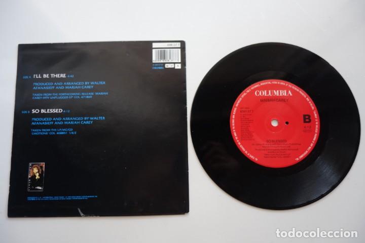 Discos de vinilo: MARIAH CAREY: Ill Be There. Single 7&rdquo; Vinilo - Foto 2