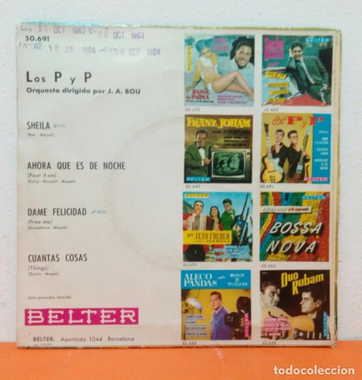 Discos de vinilo: LOS P y P - Sheila + 3 - EP VINILO - BELTER - Foto 2