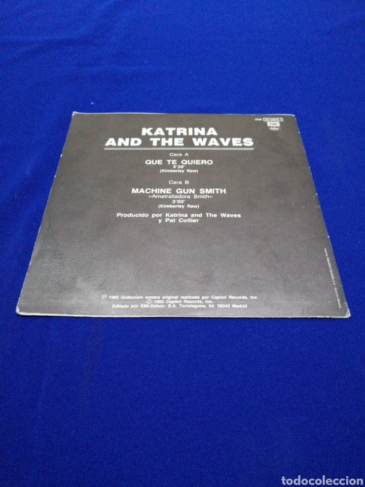 Discos de vinilo: KATRINA AND THE WAVES (QUE TE QUIERO) - Foto 2