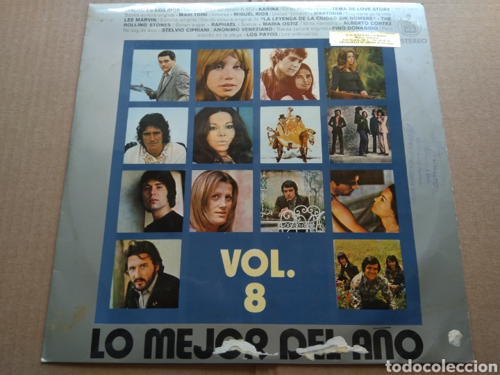 Disques de vinyle: LP LO MEJOR DEL A&Ntilde;O VOL.8