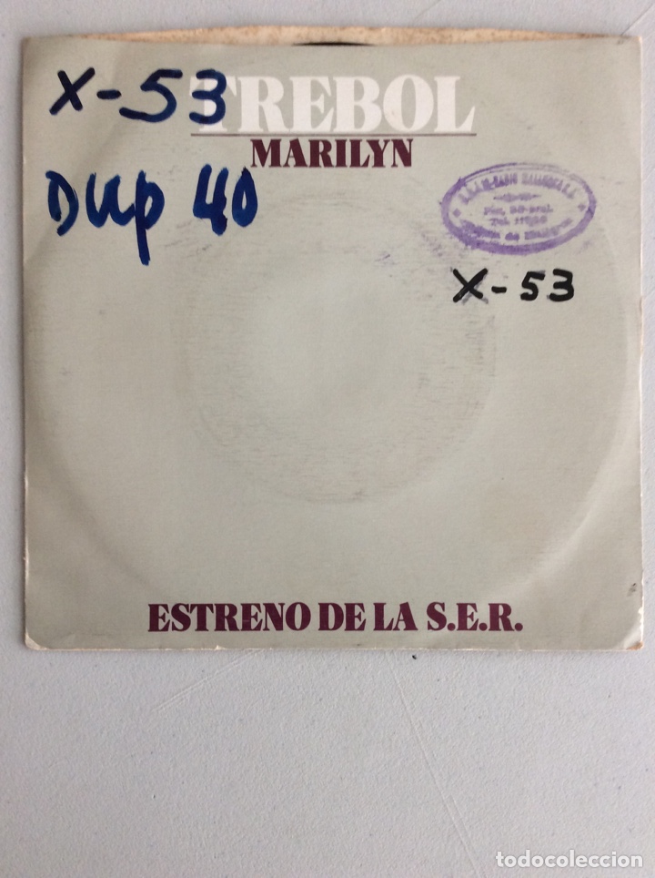 Discos de vinilo: Trebol. Marylin. - Foto 2