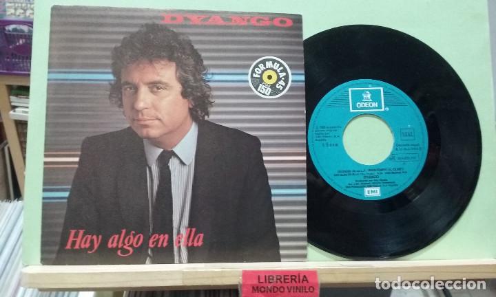 Discos de vinilo: Dyango. Hay algo en ella / La noche es nuestra. Odeon 1983 -- Single - Foto 1