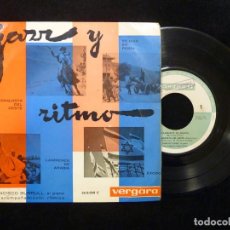 Discos de vinilo: JAZZ Y RITMO. EP 4 CANCIONES, FRANCISCO BURRULL AL PIANO. VERGARA, 1963. 35.0.058 C. BARCELONA. Lote 323053188