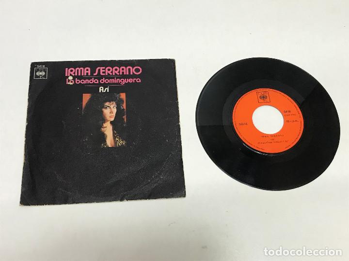 Discos de vinilo: SINGLE IRMA SERRANO - LABANDA DOMINGUERA Y ASI CBS 5416 A&Ntilde;O 1970