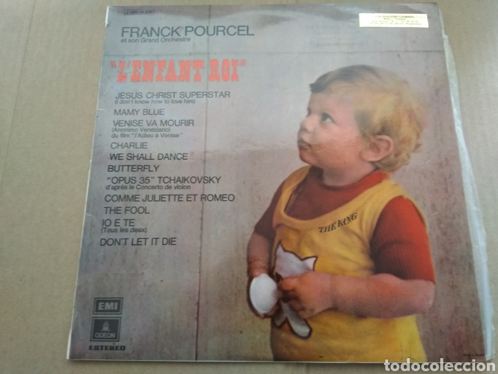 Discos de vinilo: LP FRANCK POURCEL/LENFANT ROI - Foto 1