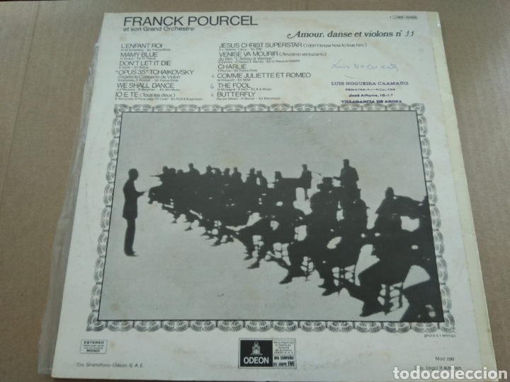 Discos de vinilo: LP FRANCK POURCEL/LENFANT ROI - Foto 2