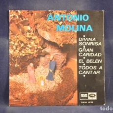 Discos de vinilo: ANTONIO MOLINA - DIVINA SONRISA + 3 - EP. Lote 323178533