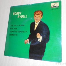 Discos de vinilo: BOBBY RYDELL, EP, I´VE GOT A BONNIE + 3, AÑO 1962