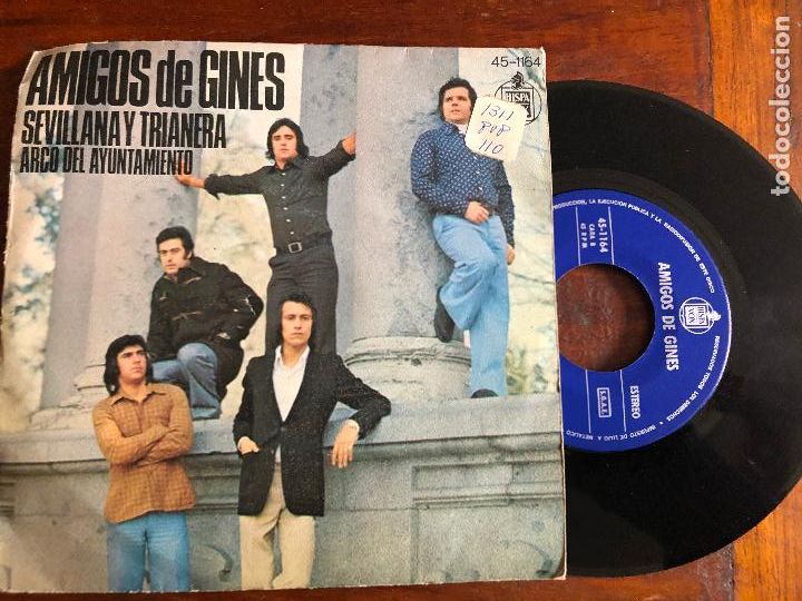Disques de vinyle: amigos de gines sevillana y trianera single