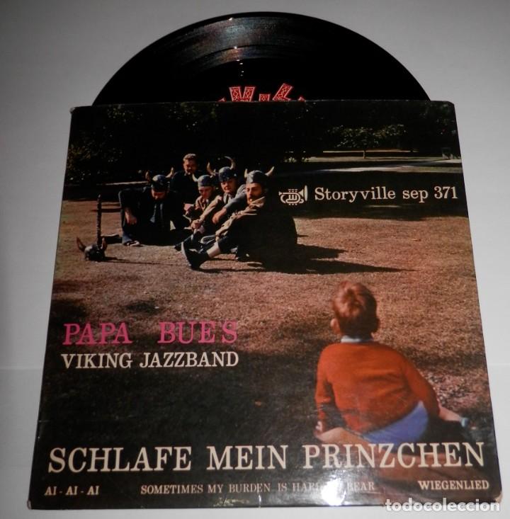 Disques de vinyle: DISCO SINGLE DE VINILLO DE LA BANDA PAPA BUES VIKING JAZZBAND