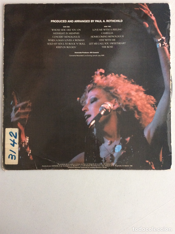 Discos de vinilo: BSO Bette Midler, Alan Bates. La Rosa. - Foto 2