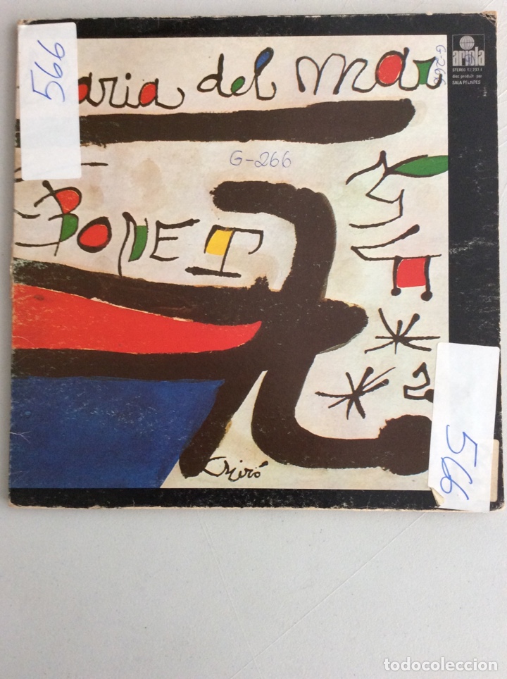 Discos de vinilo: Maria del Mar Bonet. Miro. - Foto 1
