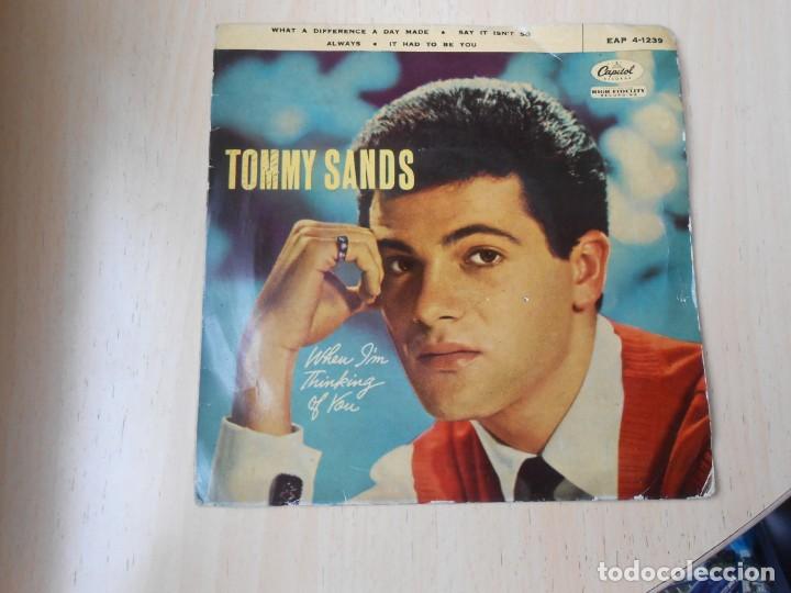 Discos de vinilo: TOMMY SANDS, EP, WHAT A DIFFERENCE A DAY MADE + 3, A&Ntilde;O 1961 - Foto 1