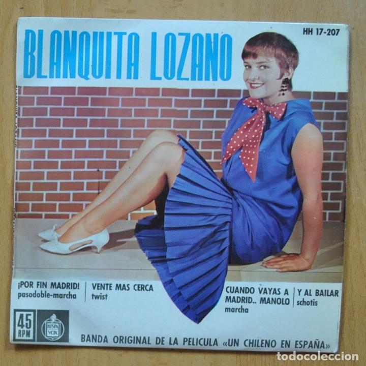 Dischi in vinile: BLANQUITA LOZANO - POR FIN MADRID + 3 - EP