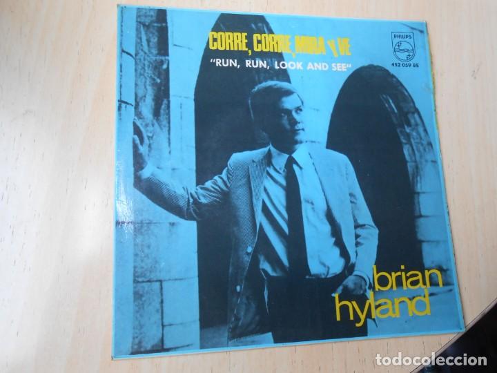 Discos de vinilo: BRIAN HYLAND, EP, CORRE, CORRE, MIRA Y VE + 3, A&Ntilde;O 1966, PHILIPS 452.059 BE - Foto 1