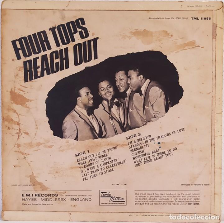 Discos de vinilo: LP FOUR TOPS - REACH OUT - Foto 2