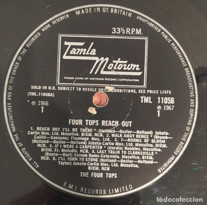 Discos de vinilo: LP FOUR TOPS - REACH OUT - Foto 3