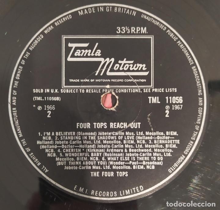 Discos de vinilo: LP FOUR TOPS - REACH OUT - Foto 4