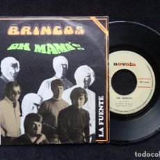 Discos de vinilo: LOS BRINCOS. SINGLE 2 CANCIONES. OH MAMÁ!! NOVOLA, 1969. NOX-61. MADRID