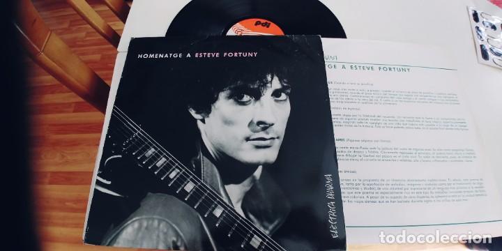 Disques de vinyle: ELECTRICA DHARMA-LP HOMENATGE A ESTEVE FORTUNY-CON HOJA CREDITOS