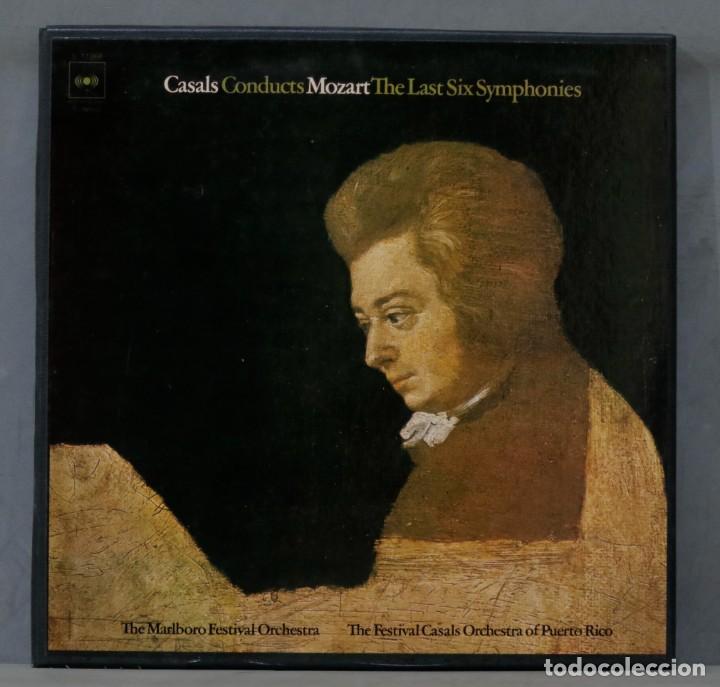 Disques de vinyle: CAJA LP. Casals Conducts Mozart. The Last Six Symphonies