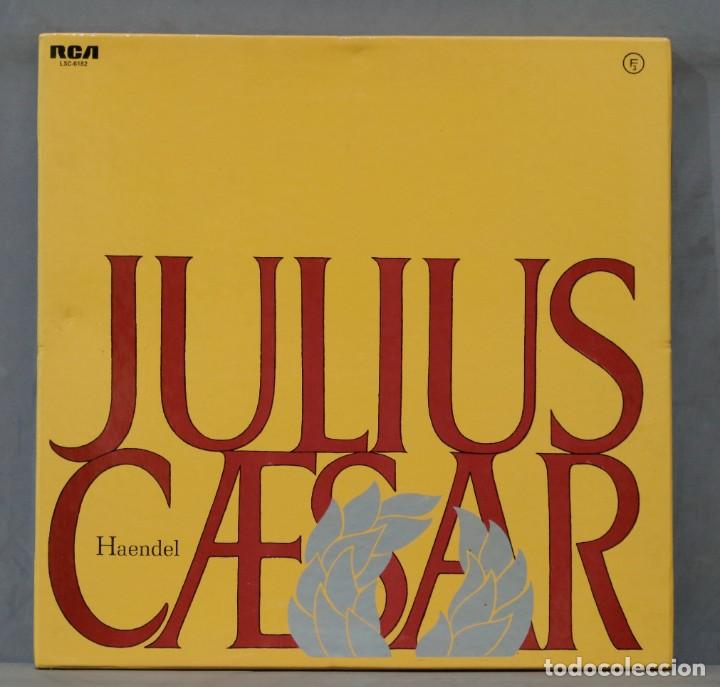 Discos de vinilo: CAJA LP. HAENDEL. JULIUS CAESAR. RCA - Foto 1