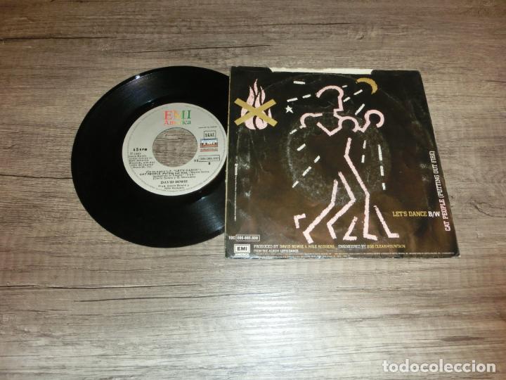 Discos de vinilo: DAVID BOWIE - BAILEMOS (LETS DANCE) - Foto 2