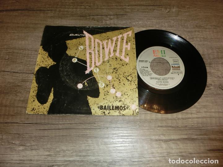 Discos de vinilo: DAVID BOWIE - BAILEMOS (LETS DANCE) - Foto 1