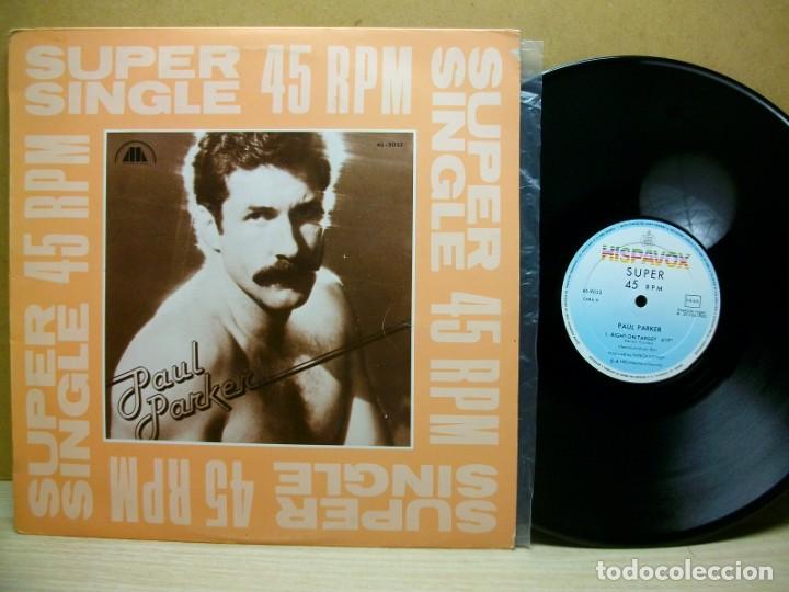 Discos de vinilo: Paul Parker &ndash; Right On Target MAXI 45 LP - Foto 1