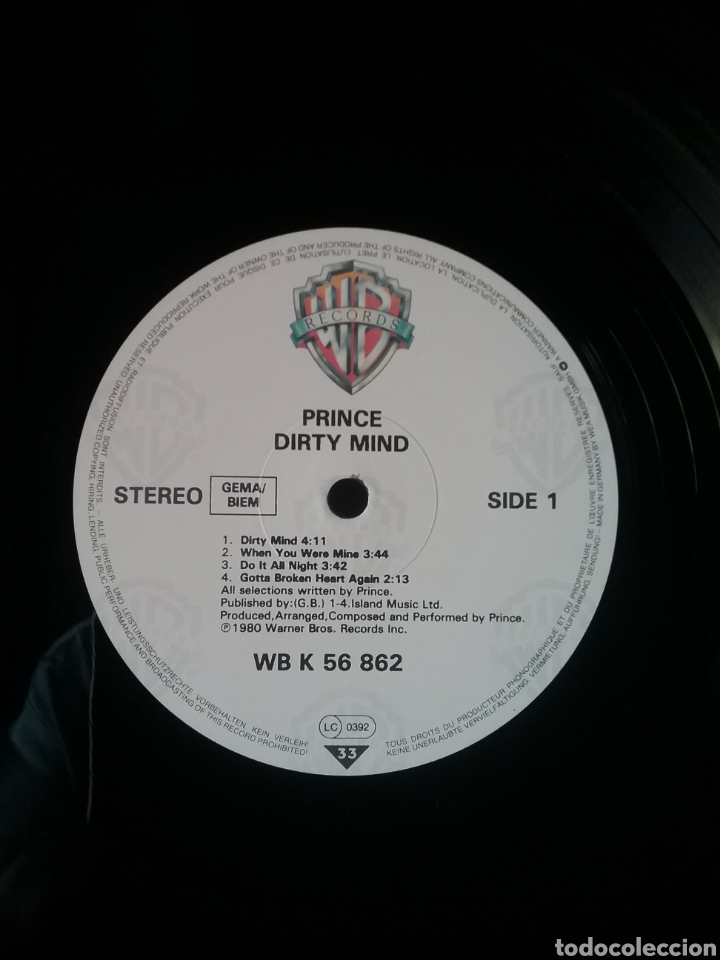 Discos de vinilo: PRINCE 1980 Original Germany . Nuevo. - Foto 6