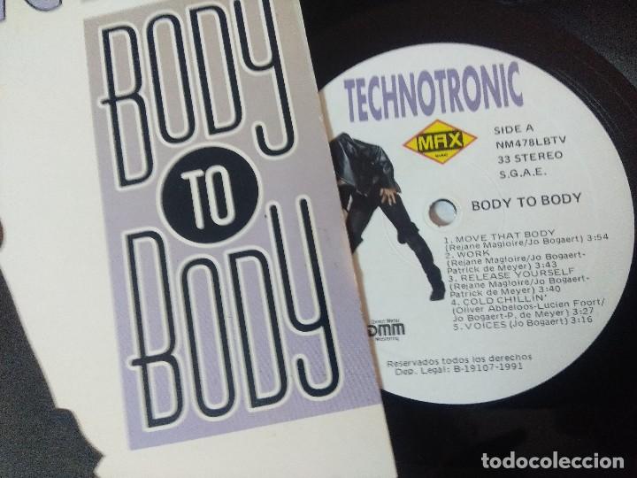 Discos de vinilo: TECNOTRONIC/BODY TO BODY/VINILO. - Foto 2