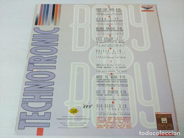 Discos de vinilo: TECNOTRONIC/BODY TO BODY/VINILO. - Foto 3