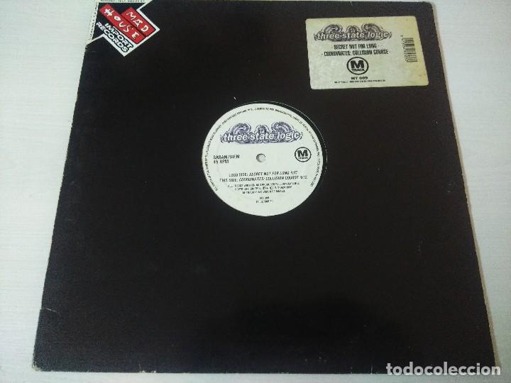 Discos de vinilo: THREE STATE LOGIC/SECRET NOR FOR LONG/VINILO MAXI. - Foto 1