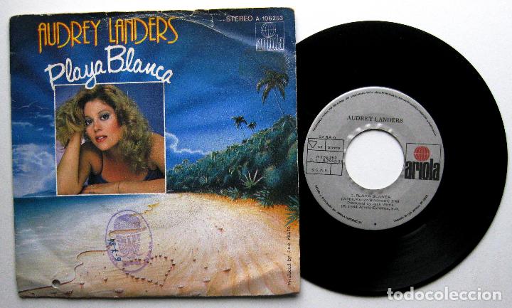 Discos de vinilo: Audrey Landers - Playa Blanca - Single Ariola 1984 BPY - Foto 1