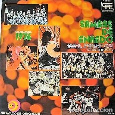 Discos de vinilo: SAMBAS DE ENREDO CARNAVAL 1976. Lote 323700558