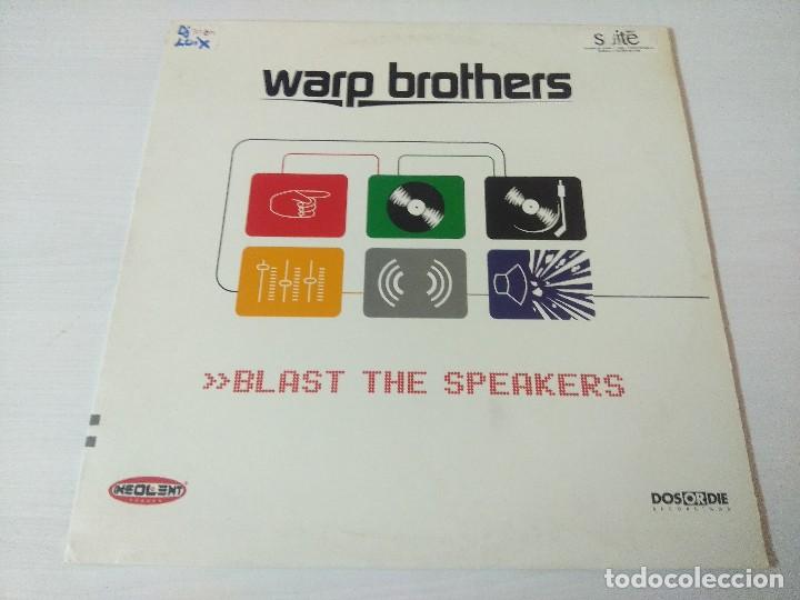 Discos de vinilo: WARP BROTHERS/BLAST THE SPEAKERS/VINILO. - Foto 1