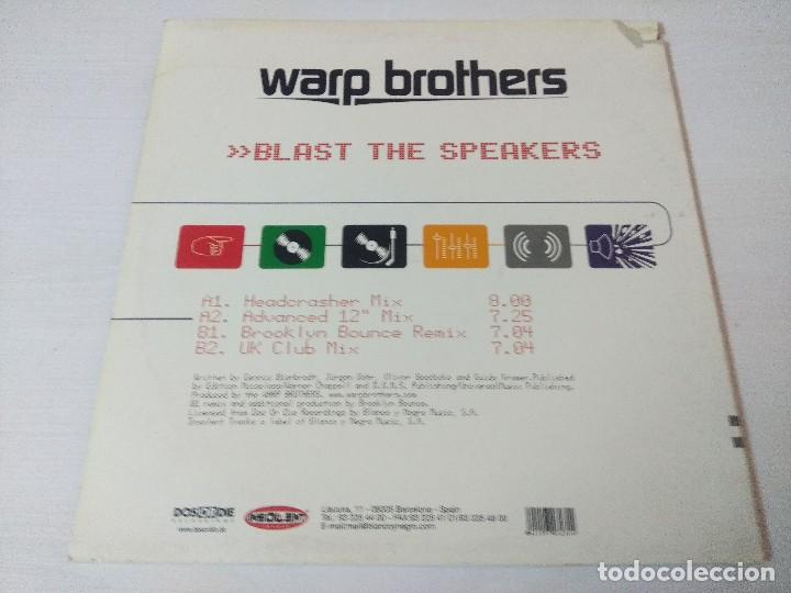Discos de vinilo: WARP BROTHERS/BLAST THE SPEAKERS/VINILO. - Foto 3